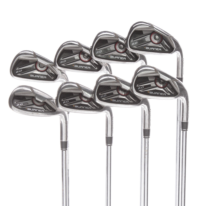 TaylorMade Burner 2.0 Steel Mens Right Hand Irons 4-SW Regular - TM Steel 85g