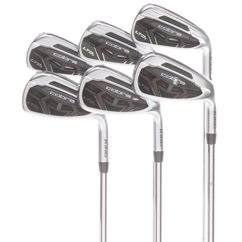 Cobra LTDx Steel Mens Right Hand Irons 5-PW Regular - KBS Tour 90g