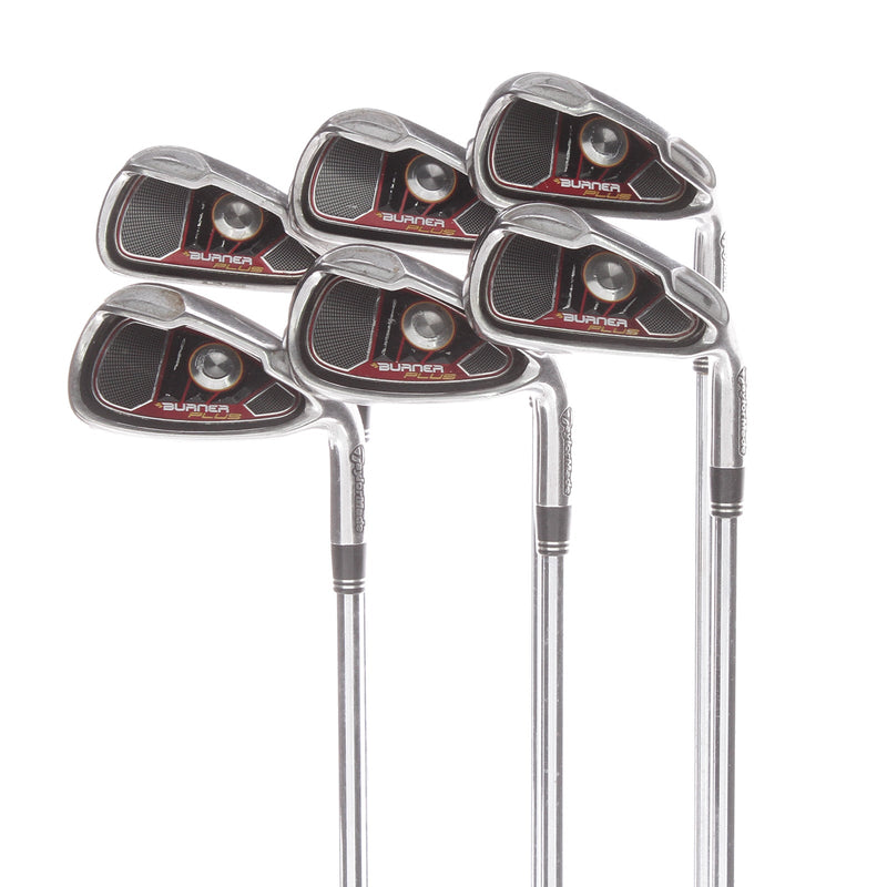 TaylorMade Burner + Steel Mens Right Hand Irons 4-9 Regular - Uniflex Steel