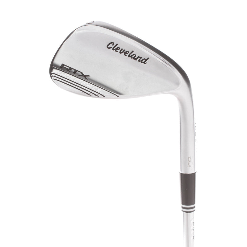 Cleveland RTX Full-Face Steel Mens Right Hand Gap Wedge 50* 9 Bounce S Grind Stiff - Dynamic Gold Spinner