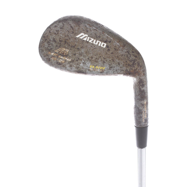 Mizuno MP Srries Raw Steel Mens Right Hand Sand Wedge 56* 8 Bounce S Grind Stiff - Dynamic Gold