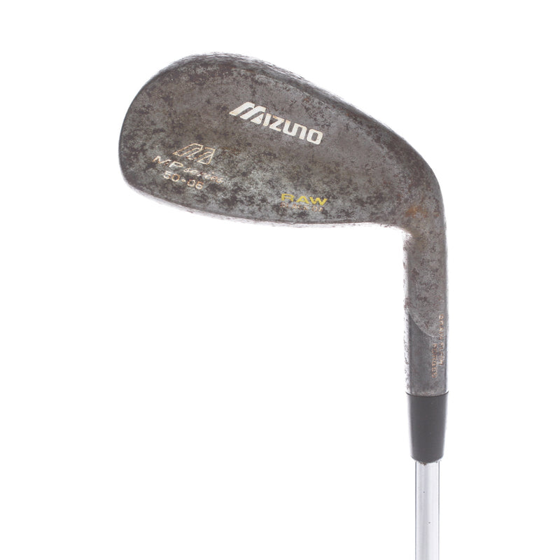 Mizuno MP Srries Raw Steel Mens Right Hand Gap Wedge 60* 9 Bounce S Grind Stiff - Dynamic Gold