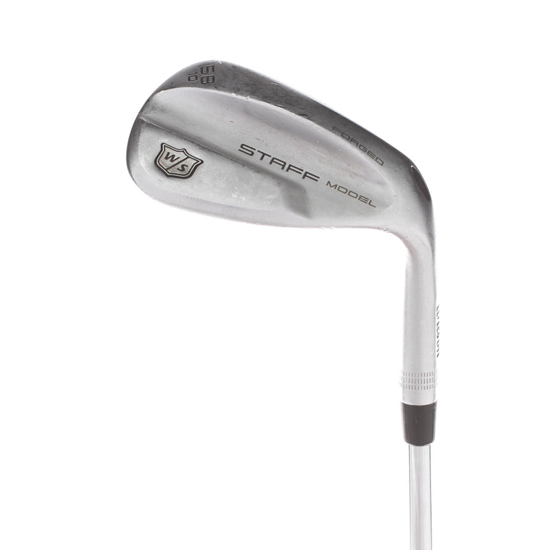 Wilson Staff Staff Model Steel Mens Right Hand Lob Wedge 58* 10 Bounce S Grind Stiff - Project X lx6.5 125g