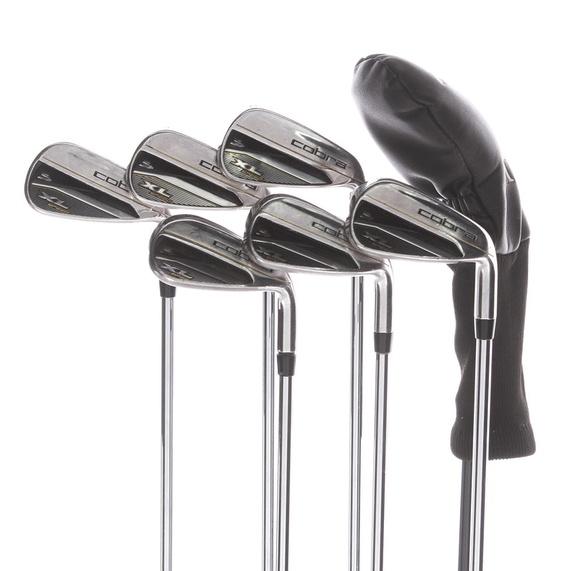 Cobra XL Speed Steel/Graphite Mens Right Hand Irons 5-SW Regular - Cobra XL