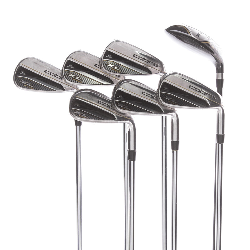 Cobra XL Speed Steel/Graphite Mens Right Hand Irons 5-SW Regular - Cobra XL