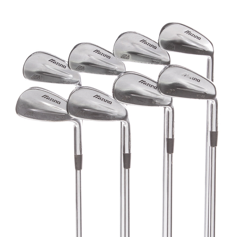 Mizuno Mp-32 Steel Mens Right Hand Irons 3-PW Stiff - Dynamic Gold