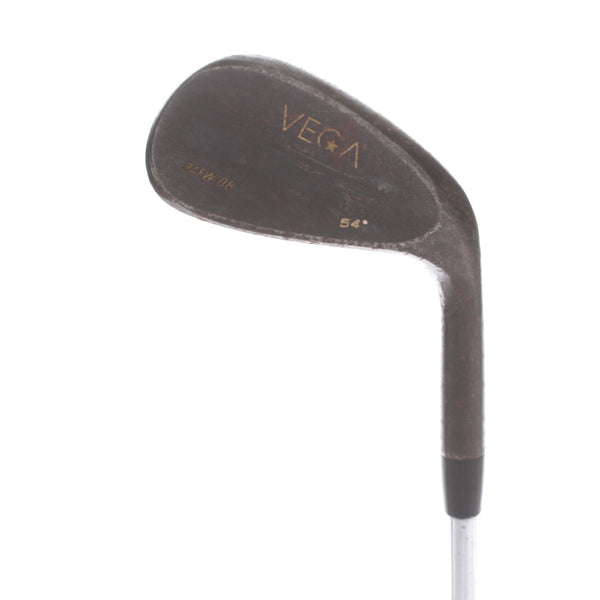 Vega/Raw Steel Mens Right Hand Sand Wedge 54* 10 Bounce S Grind Stiff - Steel