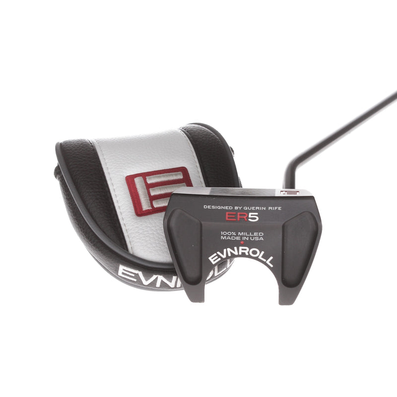 Evnroll ER5 Mens Right Hand Putter 35" Mallet - Evenroll Grip