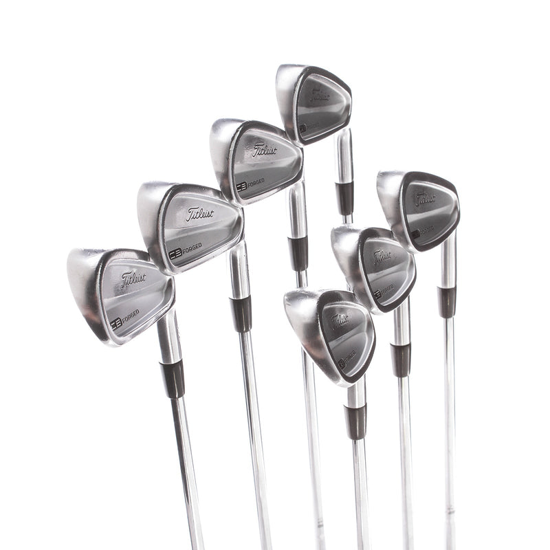 Titleist 712 Forged CB Steel Mens Right Hand Irons 4-PW Stiff - True Tempur