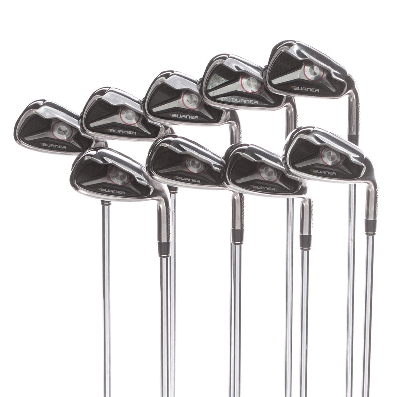 TaylorMade Burner Steel Mens Right Hand Irons 4-SW Regular - Taylormade Reax