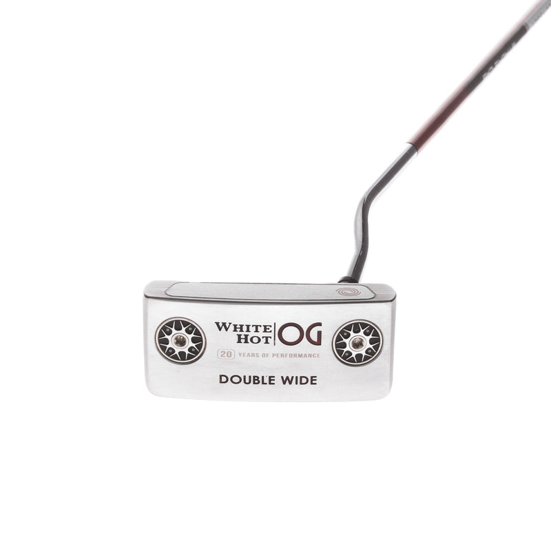 Odyssey White Hot OG Double Wide Mens Right Hand Putter 34" Mid-Mallet - Odyssey