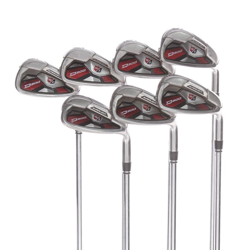 Wilson D300 Steel Mens Right Hand Irons 5-SW Regular - Superlight