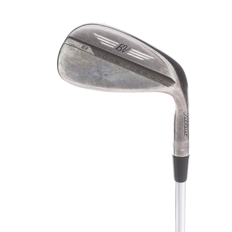 Titleist SM8 Steel Mens Right Hand Gap Wedge 0.5 52* 2* Upright 12 Bounce F Grind Stiff - Steel