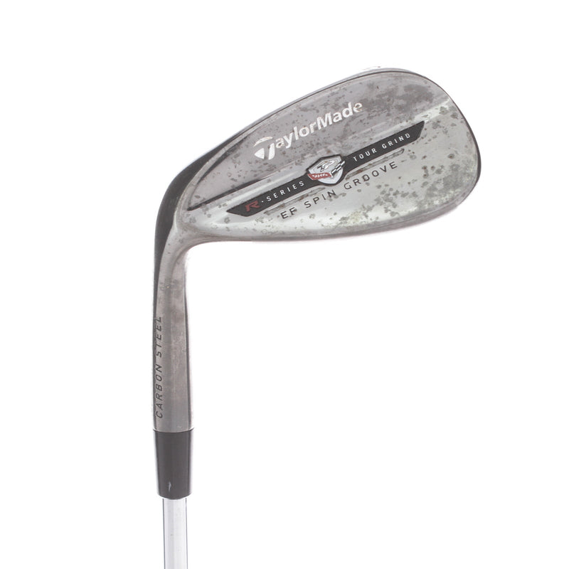 TaylorMade R-Series Steel Mens Left Hand Gap Wedge Standard 52* 9 Bounce S Grind Stiff - KBS 120g