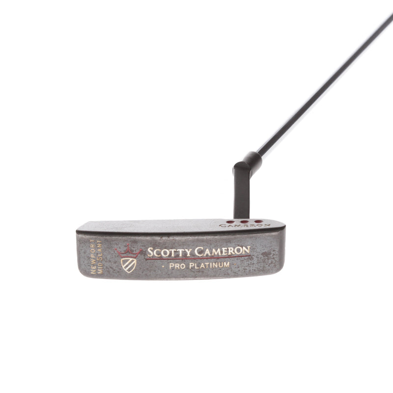 Scotty Cameron Pro Platinum Mens Right Hand Putter 34" Blade - Superstroke Flatso 1.0