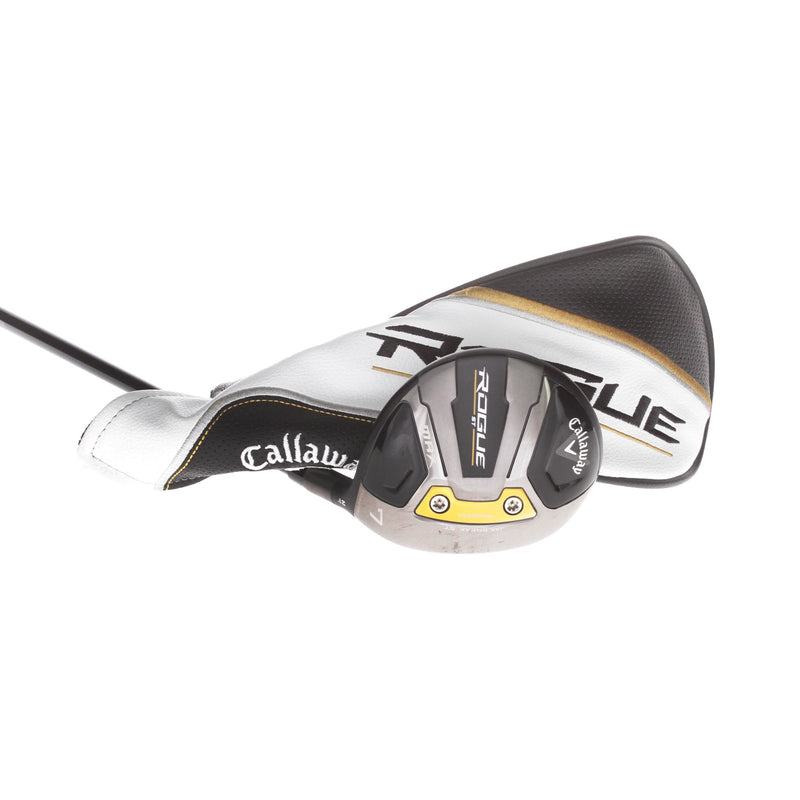 Callaway Rogue ST Max Graphite Mens Right Hand Fairway 7 Wood Standard 21* Regular - Tense AV Series 56g