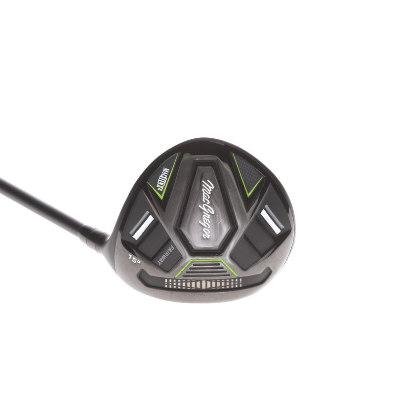 Macgregor MacTec-X2 Graphite Mens Right Hand Fairway 3 Wood Standard 15* Regular - Dynamic Launch Technology 60g