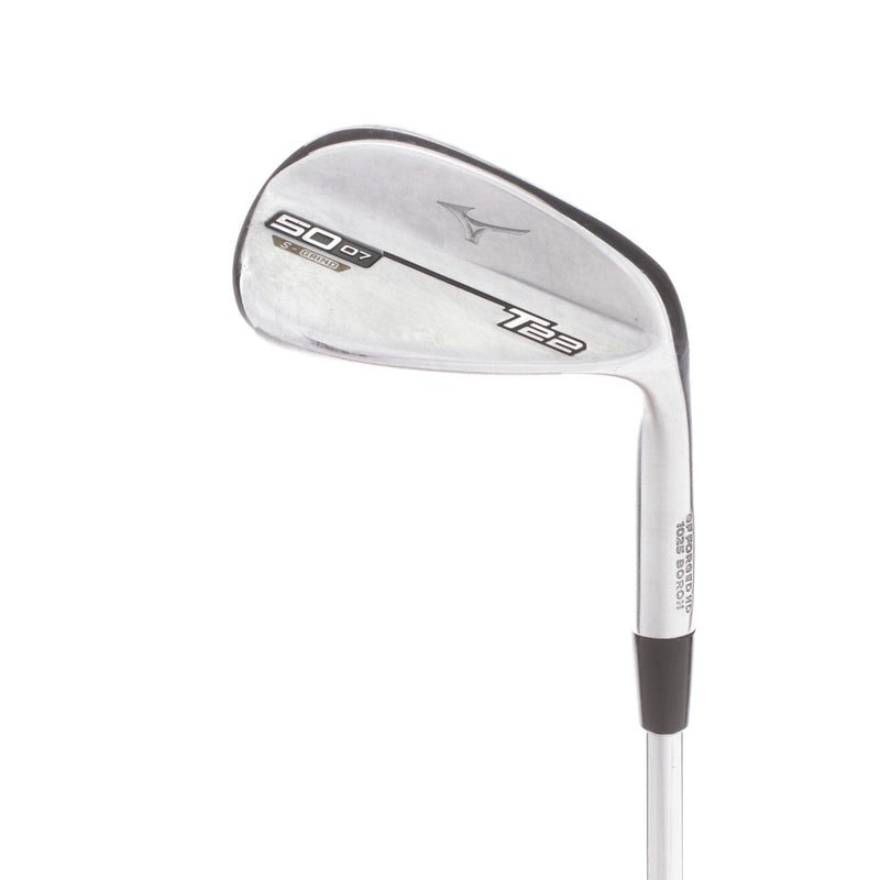 Mizuno T-22 Steel Mens Right Hand Gap Wedge 50* Stiff - Dynamic Gold Tour Issue s400