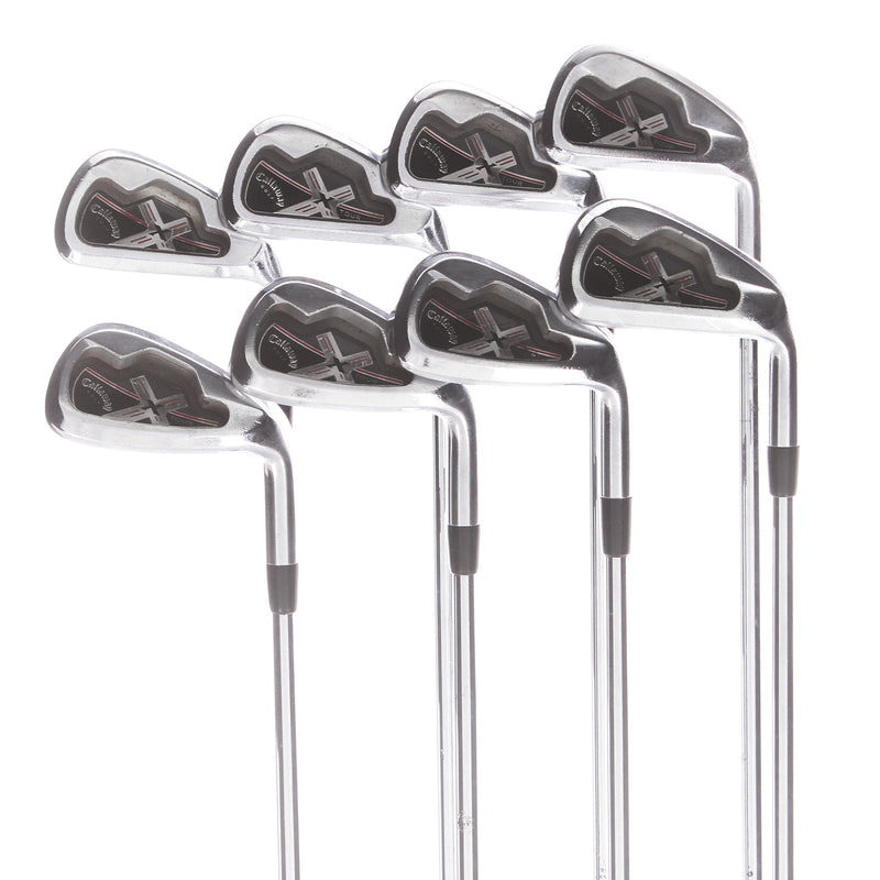 Callaway X Tour Steel Mens Right Hand Irons 3-PW 1* Upright Stiff - Dynamic Gold S300