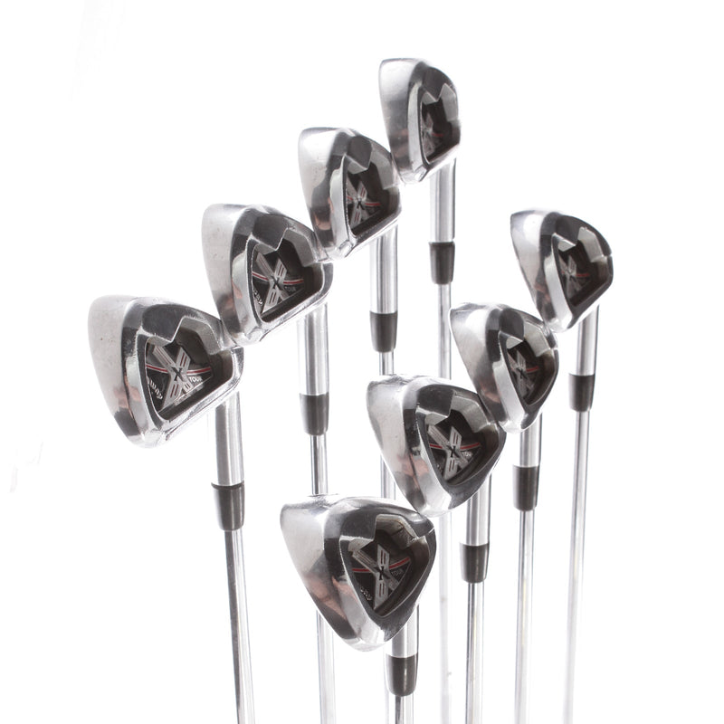 Callaway X Tour Steel Mens Right Hand Irons 3-PW 1* Upright Stiff - Dynamic Gold S300