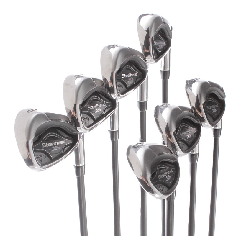 Callaway Steelheads XR Graphite Mens Right Hand Irons 5-SW Regular - Hzrdus 5.5 58g