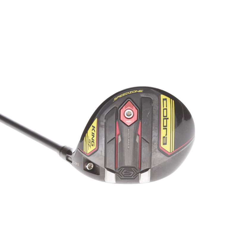 Cobra King SZ Graphite Mens Right Hand Fairway 3 Wood 14.5* Stiff - Hzrdus Smoke Yellow 6.0