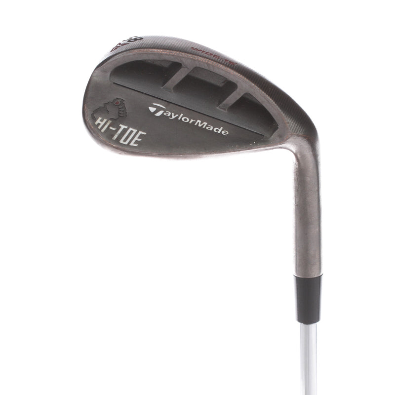 TaylorMade Hi-Toe Big Foot Steel Mens Right Hand Lob Wedge 58* 10 Bounce Wide Grind Stiff - KBS Rev 2.0 115g