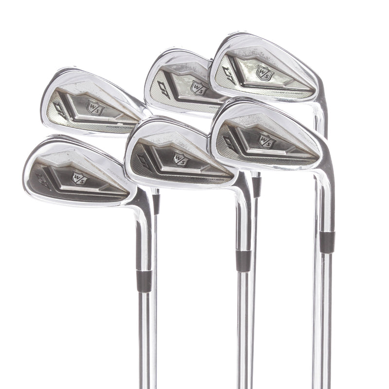 Wilson D-7 Forged Steel Mens Right Hand Irons 5-PW -0.5" Regular - KBS Tour 105g