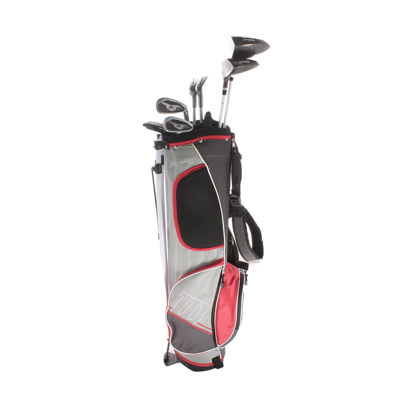 Wilson Deep Red Graphite Junior Right Hand Package Set Regular - Graphite