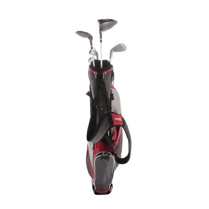 Wilson Deep Red Graphite Junior Right Hand Package Set Regular - Graphite