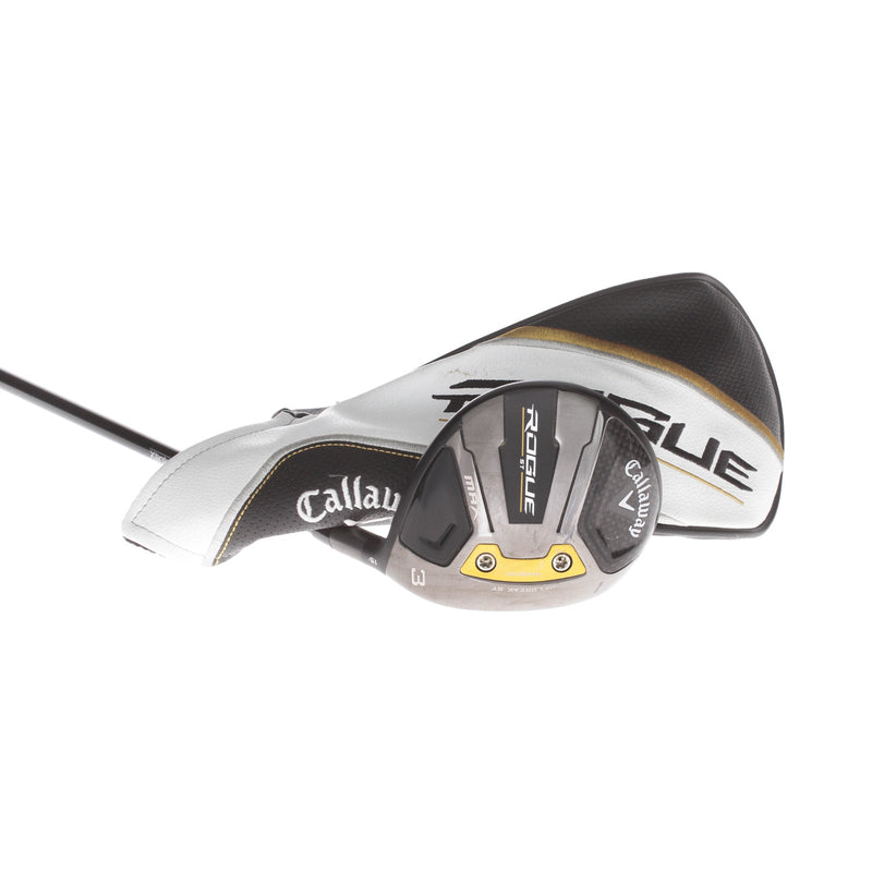 Callaway Rogue Graphite Mens Right Hand Fairway 3 Wood 15* Stiff - Tense AV Series 65g