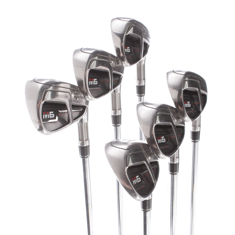 TaylorMade M6 Steel Mens Right Hand Irons 5-PW Regular - KBS Max 85