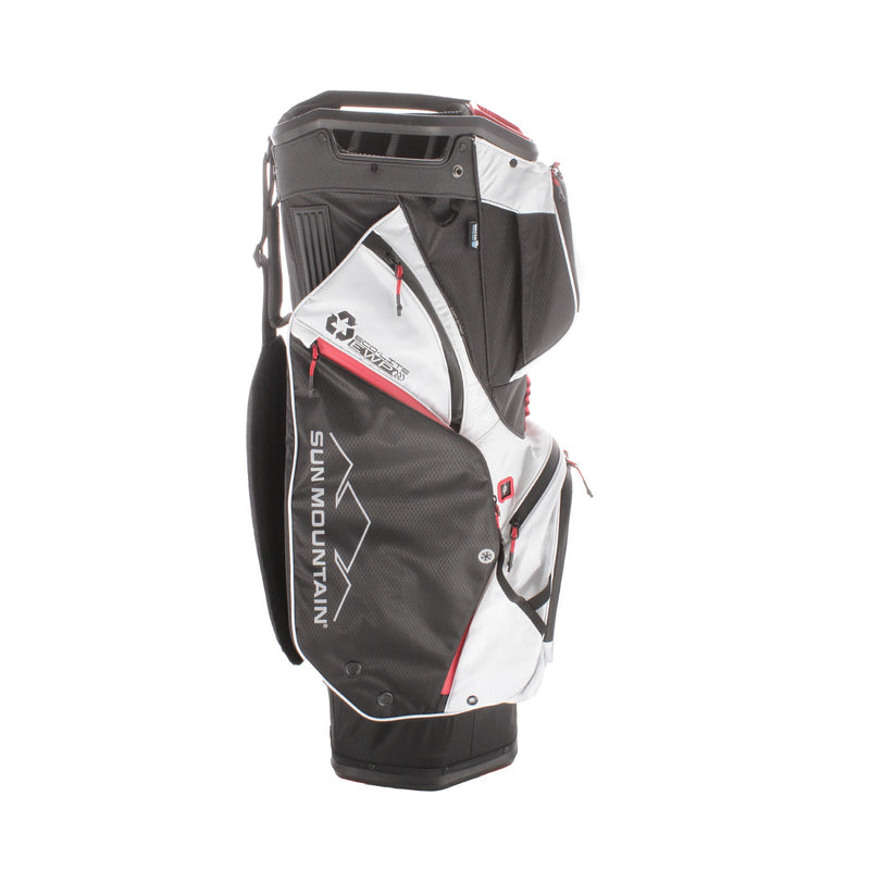 Sun Mountain Eco-Lite Cart Bag - White/Black/Red