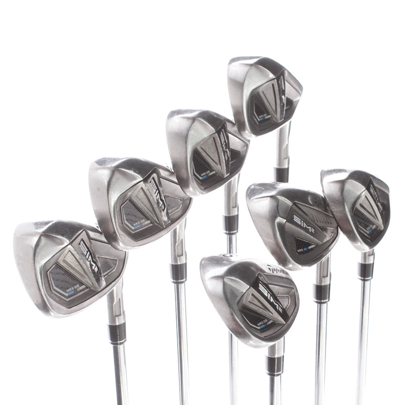 TaylorMade Sim Max OS Steel Mens Right Hand Irons 6-SW    Regular - Max MT 85