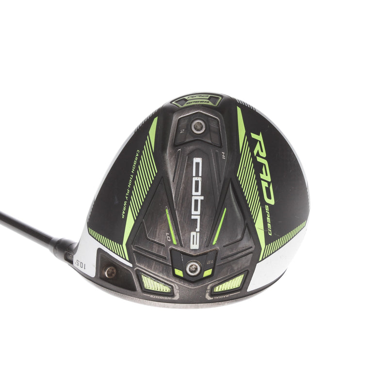 Cobra Rad Speed Graphite Mens Right Hand Driver  10.5*  Extra Stiff - HZRDUS smoke RDX