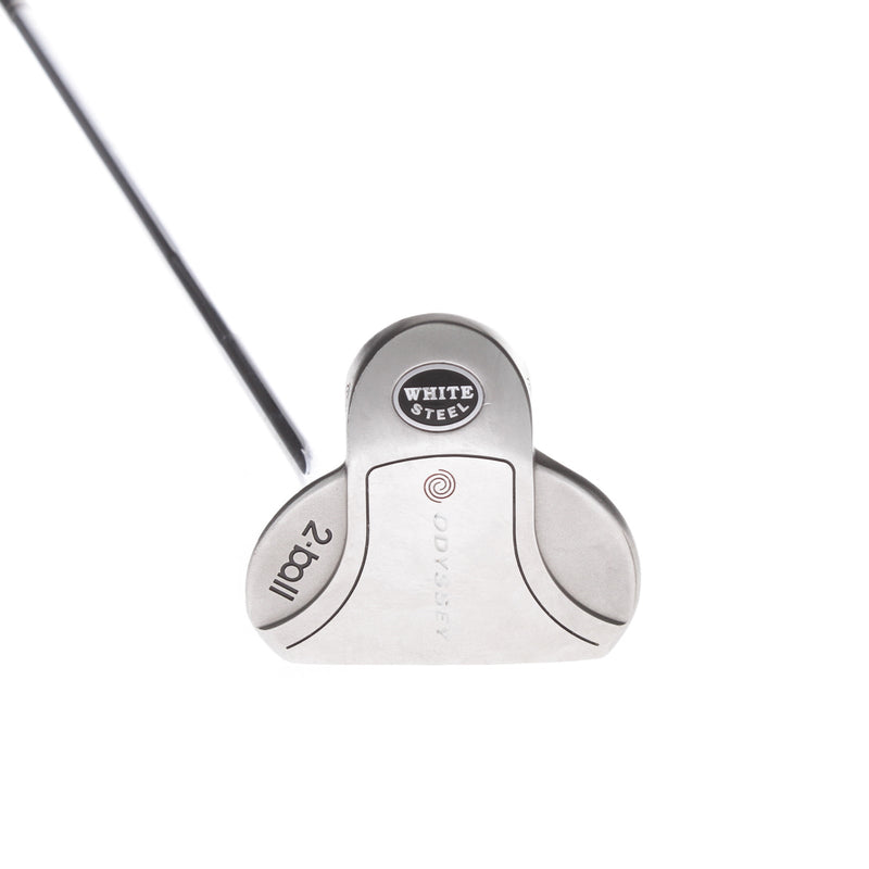 Odyssey White Steel 2-Ball Mens Right Hand Putter 35" Mallet - Odyssey