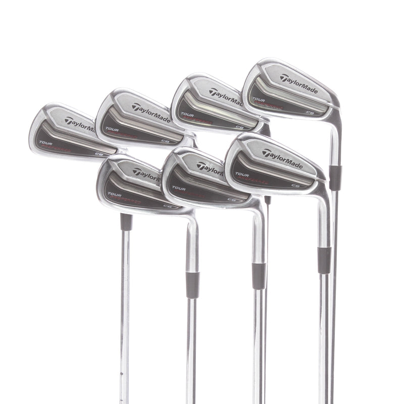 TaylorMade Tour Preferred CB 2014 Steel Mens Right Hand Irons 4-PW 2* Upright Regular - KBS Tour