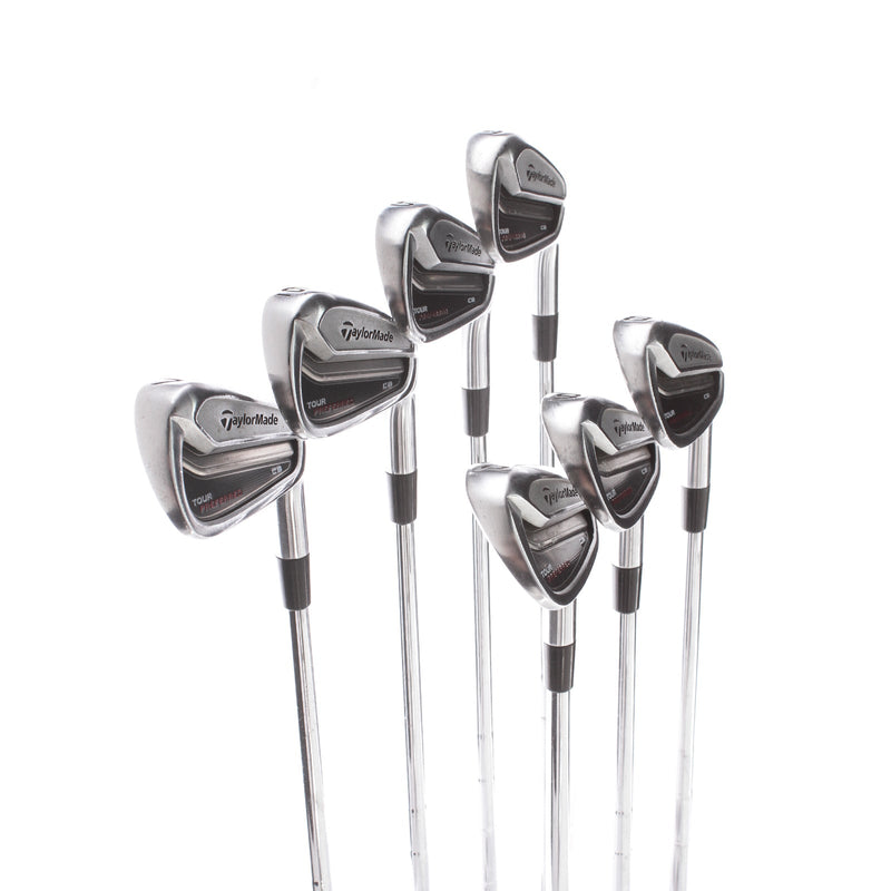 TaylorMade Tour Preferred CB 2014 Steel Mens Right Hand Irons 4-PW 2* Upright Regular - KBS Tour