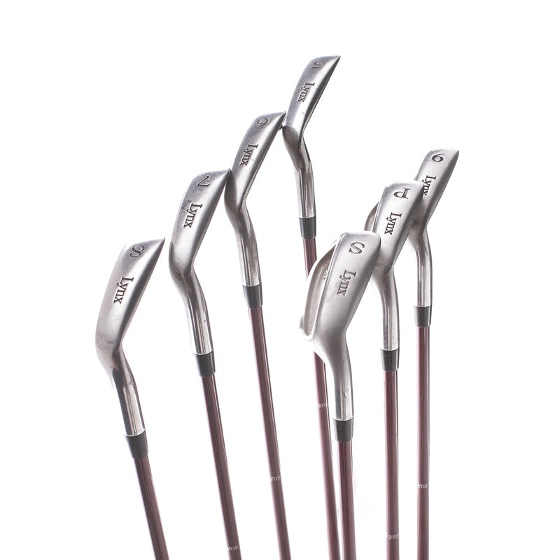 Lynx Tigres 2 Graphite Ladies Right Hand Irons 5-SW Ladies - Tigress 60g