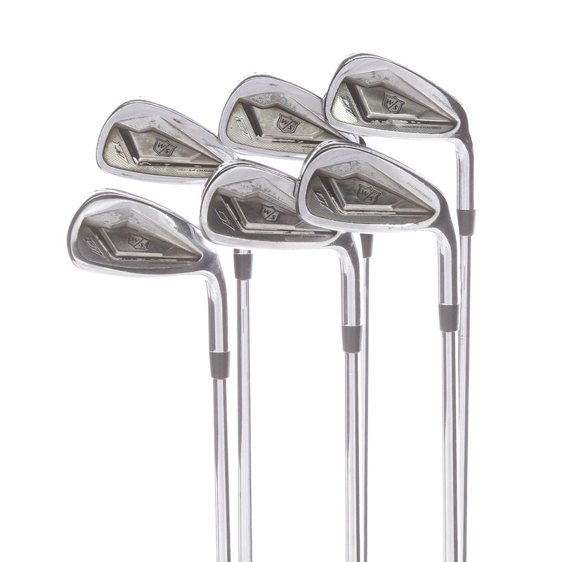 Wilson D7 Forged Steel Mens Right Hand Irons 5-PW Regular - KBS $-Taper Lite 95