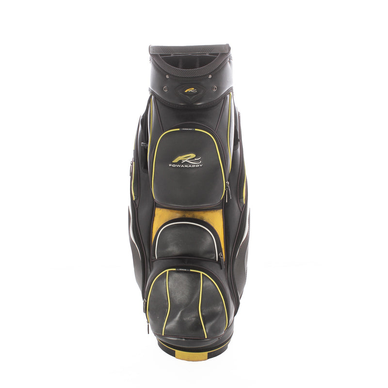 PowaKaddy Premium Cart Bag - Black/White/Yellow