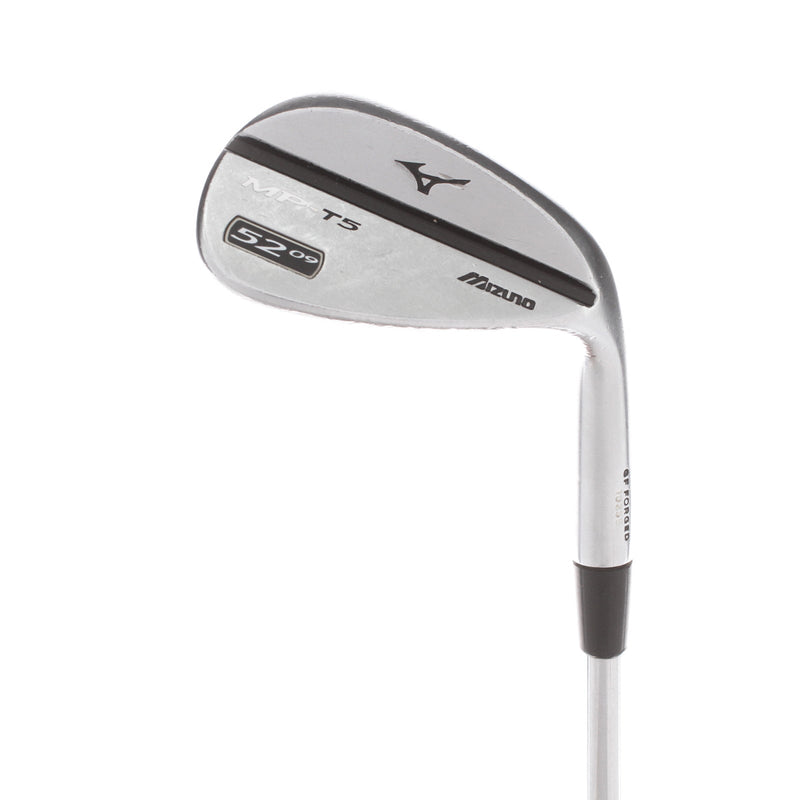 Mizuno MP-T5 Steel Mens Right Hand Gap Wedge 52* 9 Bounce S Grind Wedge Flex - Steel