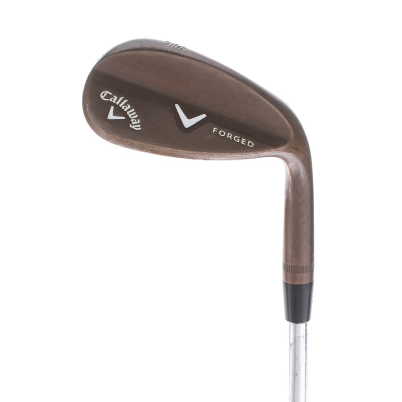 Callaway V-Forged Steel Mens Right Hand Lob Wedge 58* 10 Bounce S Grind Wedge Flex - Callaway/Steel