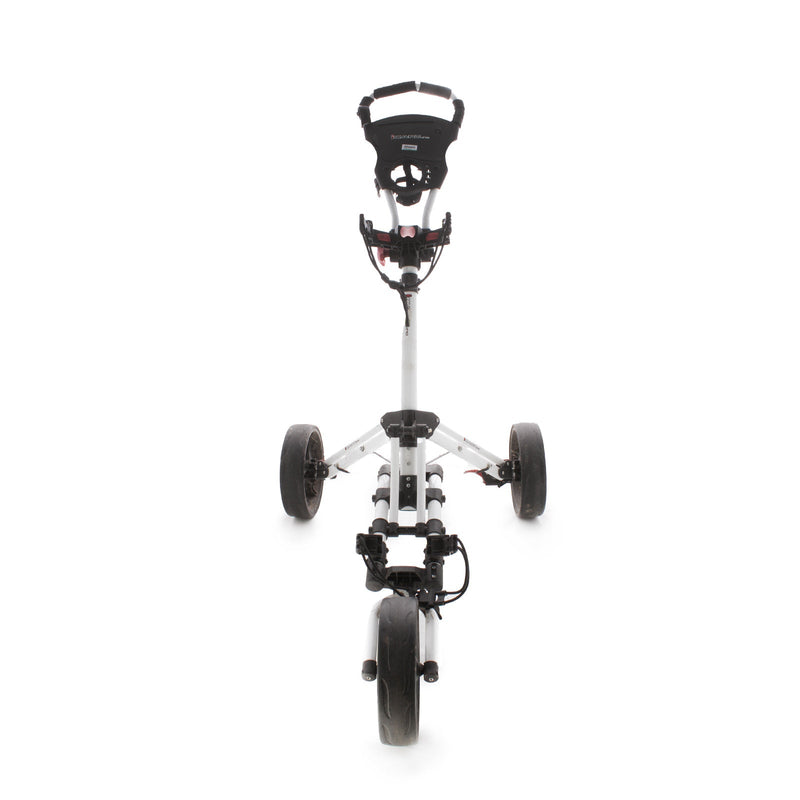 iCart Tuno 3-Wheel Push Trolley - White/Black/Red