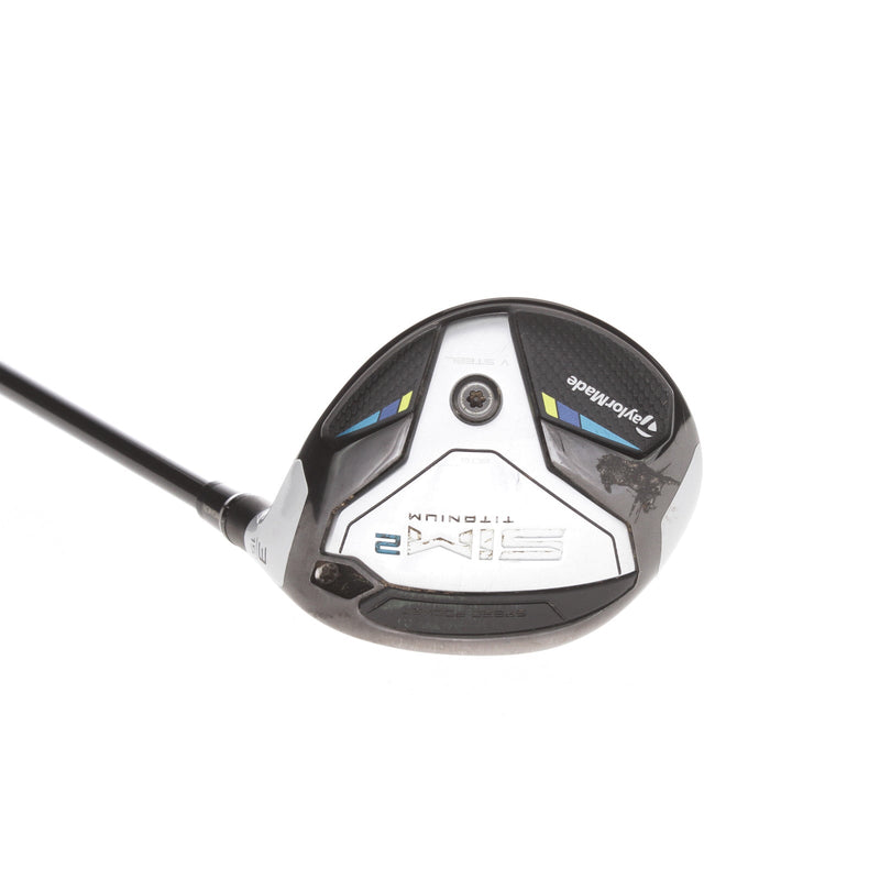 TaylorMade Sim Titanium Graphite Mens Right Hand Fairway 3 Wood 15* Stiff - Tense CK Series 60g