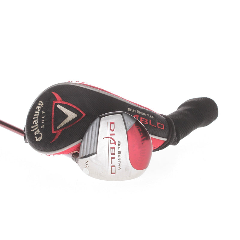 Callaway Diablo Graphite Mens Right Hand Fairway 5 Wood 18* Regular - Mid-Torque