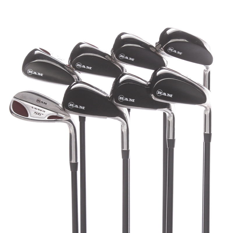 Ram Laser Graphite Mens Right Hand Irons 4-SW Stiff - Laser Graphite