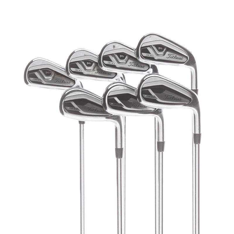 Titleist T-300 Steel Mens Right Hand Irons 4-PW Stiff - True Temper AMTBlack