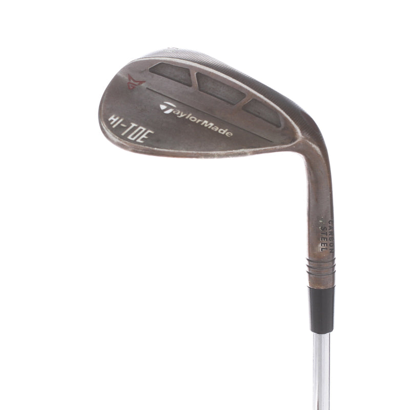 TaylorMade Hi-Toe Steel Mens Right Hand Lob Wedge 60* 10 Bounce S Grind Wedge Flex - KBS Hi-Rev2.0 115g