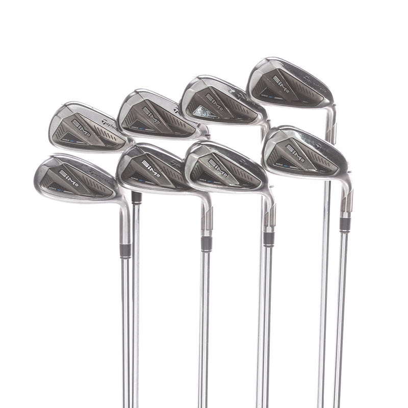 TaylorMade Sim 2 Max Steel Mens Right Hand 5-PW-GW-SW Regular - KBS Max mt 85g